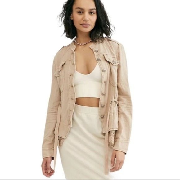 Free People Jackets & Blazers - SOLD FREE PEOPLE Emilia Jacket In Corduroy Sand